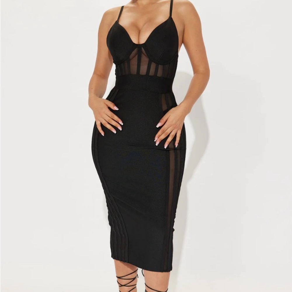 Fashion nova black dress
